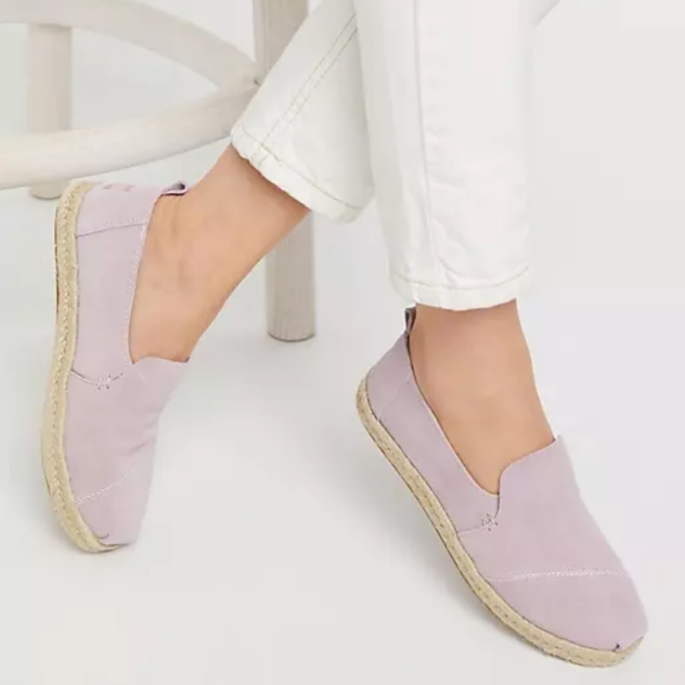 Toms Alpargata Deconstructed Taupe Suede Rope Trimmed Espadrilles - Picture 11 of 11